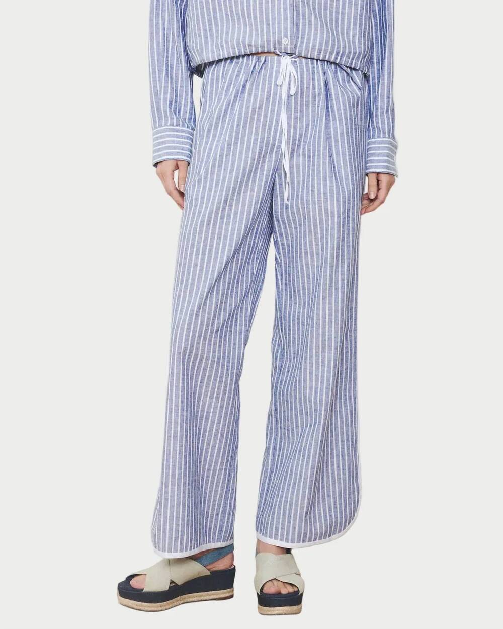 NEW WE-AR4 riva pants in blue stripe